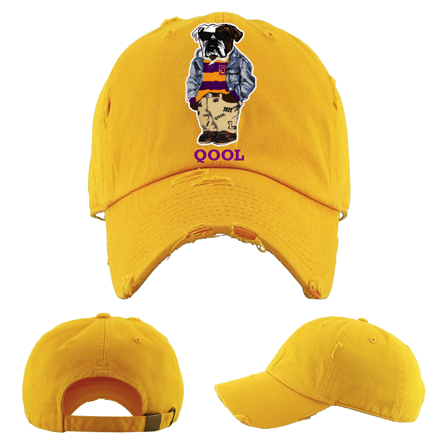 (3) QOOL DOG CAPS