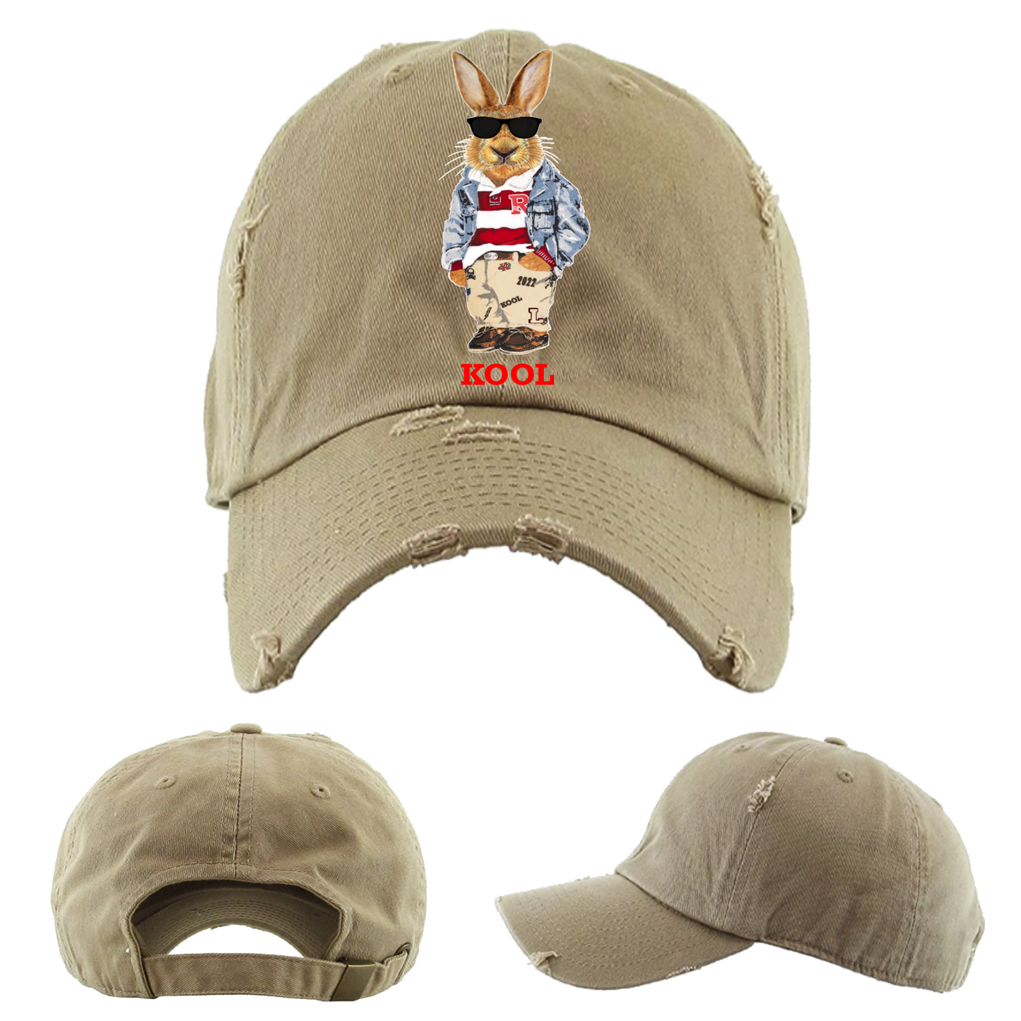 (2) KOOL RABBIT CAPS